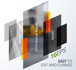 16套矢量的通用型版面布局设计模板：Brochure Template Layout,Cover Design Annual Report